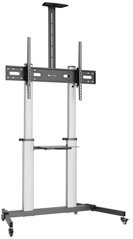 Techly 620744 Soporte de suelo Trolley TV LCD/LED/Plasma 60-100 Negro