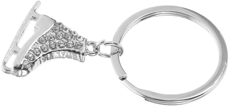 CLISPEED Schlittschuh Schlüsselanhänger DIY Charm Schlüsselring für Damen und Mädchen Vielseitiger Taschenanhänger Robustes Material Leicht und Tragbar Geschenk für Skater und