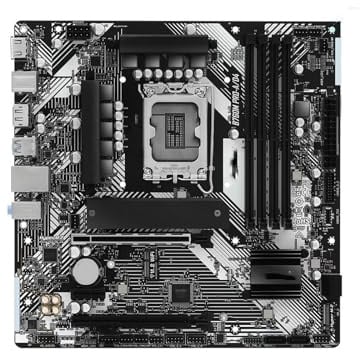 Carte mère Fit for ASROCK Intel B760 B760M Pro-A/D4 LGA1700 128 Go DDR4 PCIe 4.0 Prise en Charge Micro ATX i7-14700 i9-13900 i5-13500 i9-12900