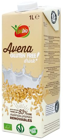 Vivibio Bevanda Avena Drink senza Glutine Bio, 1L (Confezione da 6)