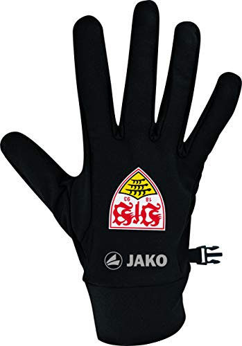JAKO VfB Stuttgart Team Funktionshandschuhe, schwarz, 4