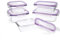 Quid Frost Set 5 Recipientes Herméticos Vidrio 37cl - 64cl - 104cl - 52cl - 80cl Sodo Apto Microondas Apto Congelador Reciclable