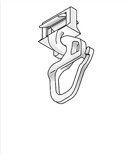 Gardinengleiter Clickgleiter HC 91 für Kunststoff Gardinenschiene 4 mm Lauf