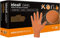 <b>Guantes de nitrilo naranjas IDEALL GRIP+, talla: XXl - 50 unidades, Guantes de seguridad desechables sin talco, sin látex, guantes de nitrilo 2,5 veces más gruesos, textura de diamante</b>
