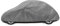 Autoabdeckung Wasserfest & Extrastark Vollgarage Autoplane Abdeckplane gegen Regen Schnee Wind UV-Strahlung Laub und Anderen Schmutz Autogarage Grau, L Beetle New L: 410-430 cm/H: 123-133 cm