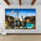 Salvador Dali Swans Reflektierende Elefanten Leinwand Malerei Abstrakte Poster und Druck Wandkunst Bild Wohnzimmer Dekor 28x42inch (70x105cm) Rahmenlos