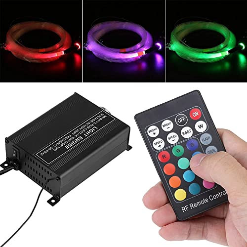 Cocoarm LED Sternenhimmel Glasfaser 16W RGB LED Glasfaser Licht Stern Decken Kit Sternenhimmel Faser Licht Installationssatz mit Fernbedienung und 150 Lichtfasern