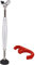 JFG RACING Supporto Ruote Moto,Cavalletto Ruota Anteriore Posteriore Portatile,Cavalletto Pulizia Catena Universale per Motocross Pulizia Catena Lubrificazione Ispezione Pneumatici-Argento