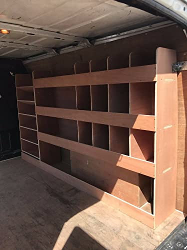 Fully Assembled Van Shelving Racking to fit VW Transporter SWB Plywood System Case Storage Unit