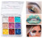9 Farben Lidschatten, Glitter Lidschatten Palette Shimmer Ultra Pigmented, Shining Lidschatten Perlglanz-Make-up Hochpigmentierter Schimmer Matt Glitter, Make-up-Palette, langlebig, wasserdicht (02)