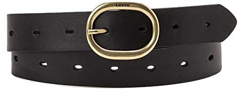 Levi's Damen Womens High-Low Belt, Regular Black, 105 cm