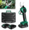 UISEBRT Troncarami a batteria professionale elettrica senza fili 48 V-3000 mAh, diametro di taglio 30 mm, con batteria ricaricabile, per giardinaggio, potatura