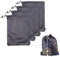 4 Pcs Black Mesh Bag Drawstring Small Net Bag Mesh Storage Bags for Small Things Storage Shower Product Outdoor Tools