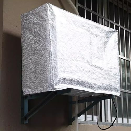 Cubierta De Aire Acondicionado Para Unidades Exteriores Cubierta Impermeable De Ca Polvo Universal, Lluvia, Rayos Ultravioleta Y Luz Solar Cubiertas Protectoras Accesorios(Size:83x36x58cm,Color:Grey1)