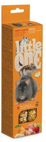 LITTLEONE Sticks Frucht Hamster Mäuse 8 x 120 g