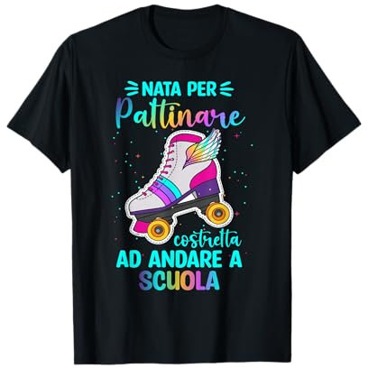 Pattinaggio A Rotelle Ragazza Pattini A Rotelle Roller Maglietta