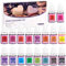 LUCPICT Seifenfarbe Set 18 Farben, Hautsichere Seifenfarben für die Seifenherstellung, Flüssige Seifenfarbe für DIY Badebomben, Handgemachte Seifen, Schleim, Ton, Kunsthandwerk
