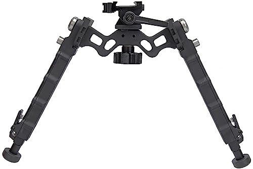 Bípode para rifle de caza de largo alcance, con soporte de desmontaje rápido para riel Picatinny de 1913