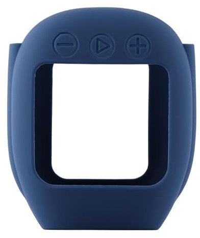 Silikon-Tragetasche für JBL Clip 4 - Tragbarer drahtloser Bluetooth-Lautsprecher, Audio-Schutzhülle, Schutzhülle, Reiseetui, Zubehör (Blau)