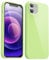 Svanove for iPhone 12 Mini Case Silicone, Glossy Soft Rubber Gel Jelly Cute Protective Plastic Simple Plain Phone Case Cover for Women Girl, Slim Thin Flexible Shockproof TPU, Light Green