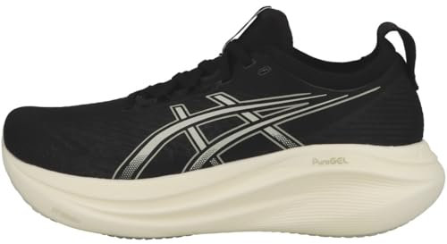 ASICS Gel-Nimbus 27, Sneaker Uomo, Black/Lake Grey, 45 EU