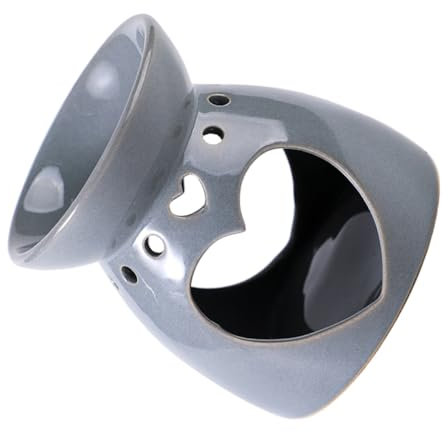 Alipis Herzförmiger Aromabrenner Einzigartiger Räucherstäbchenhalter Für Meditation Schlafzimmer Und Kerze Und Ätherische Öle