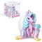Galupy Rainbow Unicorn Collector Edition Dreamy - Einhorn Spielzeug zu Sammeln, Einhorn Figuren mit Glitzerflügeln & Swarovski Kristal, Rosa & Blau