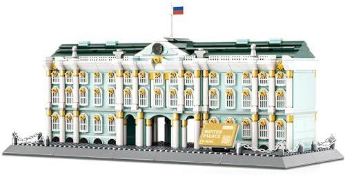 Fuleying Winter Palace Saint Petersburg Bausteine Bausatz, 1064 PCS Berühmtes Wahrzeichen Klemmbausteine, Architektur Modellbau Spielzeug für Erwachsene Kinder Büro Home Decor
