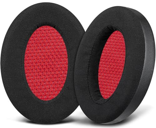 SOULWIT Nano-Tuch Ersatzpolster Ersatz Ohrpolster für T+A Solitaire P/Solitaire P-SE Kopfhörer, Polster mit Lärmschutzschaum