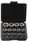 14-Piece E-TORX Socket Set 1/4 3/8 1/2'' Drive E-4 - E24 Female External Torque Star Socket Kit With Storage Case (Black)