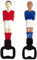 Décapsuleur Joueur de Babyfoot Couleur Rouge ou Bleu Modèle Compact et Original Accessoire Apéro Fun et Design