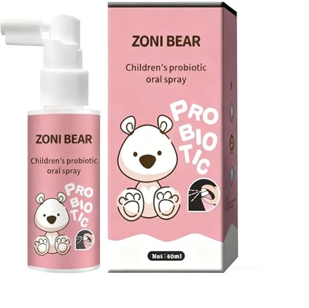 40ml Mundspray für Kinder, Atemerfrischer mit Fruchtgeschmack Geeignet für Kinder Von 2-12 Jahren, Tragbares Mundspray mit Fruchtgeschmack, Frischer Atem, Mundpflege (Erdbeergeschmack)