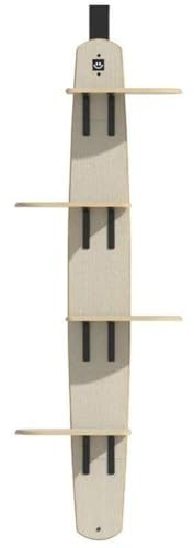 Sweet taize Door Hanging Cat Shelf, Over The Door Cat Perch Climber, 4-Level Door Hanging Tree with Shelves, Scratching Post, Climber Tower, Pet Jump Shelf for Cats to Play and Sleep