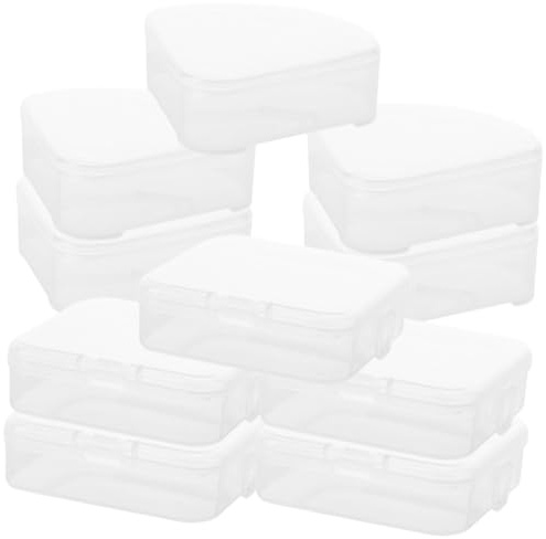Make Up Schwammhalter 10 Stück-pack aus Pp, Dreieckig für Puderquasten | Leichtes Etui für Unterwegs, Hygienische Aufbewahrung, Geeignet für Make Up Wedges und Zuhause
