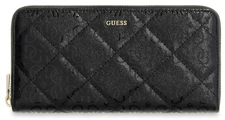 GUESS Geldbörse Libby SLG Zip Around Wallet Black schwarz