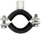 Stabilo-Sanitaer Edelstahlrohrschelle 25-30mm 3/4 Zoll Edelstahl Rohrschelle Rohrhalter Rohrbefestigung Rohrhalterung Schraubrohrschelle V2A V4A W4 W2 Nirosta Niro