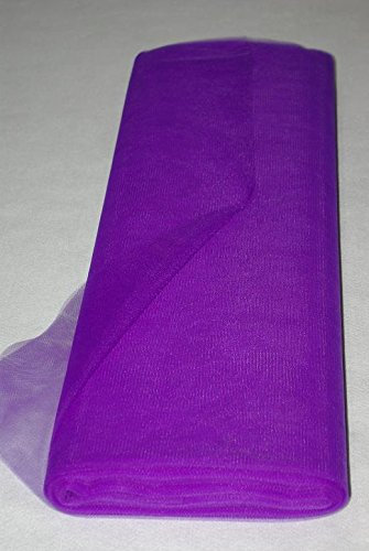 generique Tulle Souple Mariage Violet Grande Largeur 300 cm au Metre Deco Robe Tutu