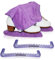 CRS Cross Skate Guards, Soakers und Handtuch Geschenkset – Eislaufschutz und weiche Skate-Klingenabdeckungen für Eiskunstlauf oder Hockey (Pivot Purple, Small)