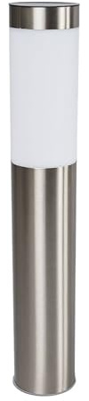Lindby LED Solarleuchten Aleeza (spritzwassergeschützt (Modern) in Alu aus Edelstahl (1 flammig,) - Solarlampe Solarleuchte Garten