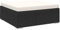 vidaXL Fußhocker mit Kissen 1 STK. Gartenmöbel Lounge Möbel Fuss Hocker Schemel Fußablage Fußbank Gartenhocker Poly Rattan Schwarz 70x70x26cm