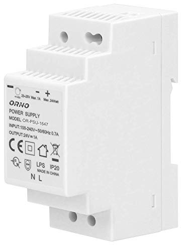 ORNO PSU-1647 Trasformatore per Guida DIN 24VDC 1A 24W (2 Modulo)