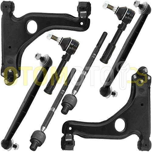 Querlenker-Kit vorne kompatibel mit Opel Astra G ZAFIRA A, bestehend aus 8 Autoteilen