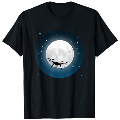 Drone moonlights drones quadcopters funny drone pilott lover T-Shirt