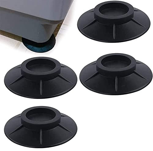 GNAUMORE Waschmaschine Füße Pad Fußpolster,Schwingungsdämpfer,Universal Antivibrationsmatte waschmaschinenunterlage,Vibration Dämpfer Pads,Waschmaschine Füße für Waschmaschine & Trockner