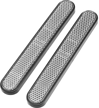 A ABSOPRO Moto Anteriore Forcella Catarifrangente Avvertenze Borsa Posteriore Copertura (2Set)