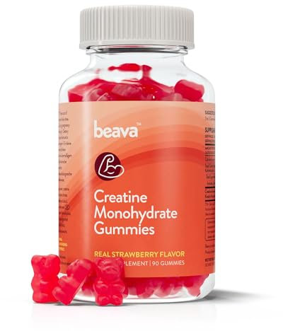 Creatin Gummibärchen - 30 Portionen - 3000 mg - Vegane Kreatin Monohydrat Gummis - Keine Ladephase - Keine Blähungen