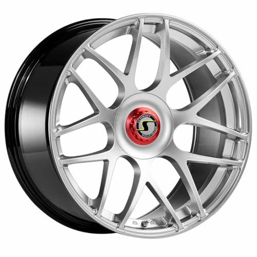 Schmidt Felge Gambit 9.0Jx21 ET34 5x112 Highgloss Silber kompatibel mit Mercedes AMG GLC 43AMG inkl. Coupe