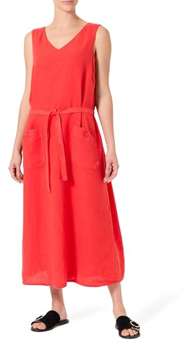 Armor Lux Damen Ärmelloses Kleid Kinderkleid, Weihnachtsstern, 38