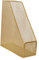 Martha Stewart Ryder Gold Mesh Metal Single Slot Magazine File Holder, Desktop Organizer, 9.75 x 3.75 x 11.5