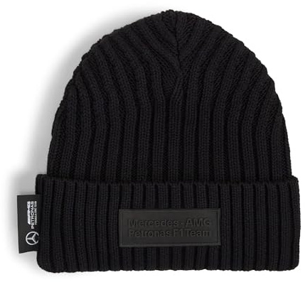 PUMA Erwachsene Mercedes-AMG Petronas F1® Statement Beanie Erwachsener Black